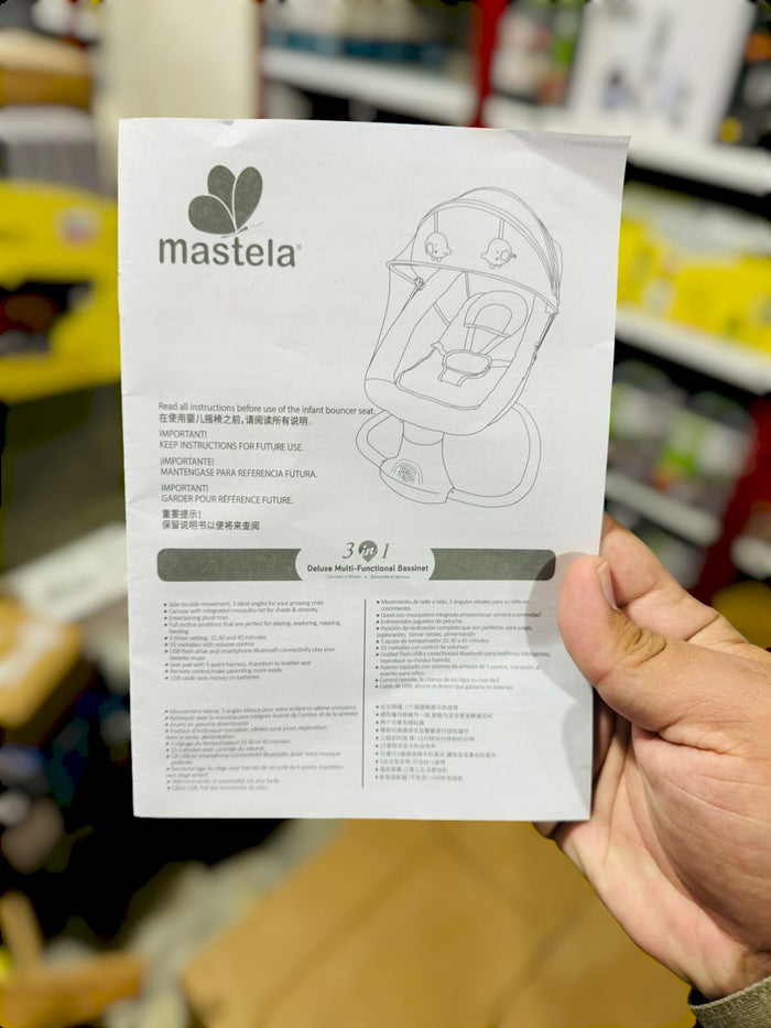 Mastela 3 in 1 Deluxe Multi-Functional Rocker