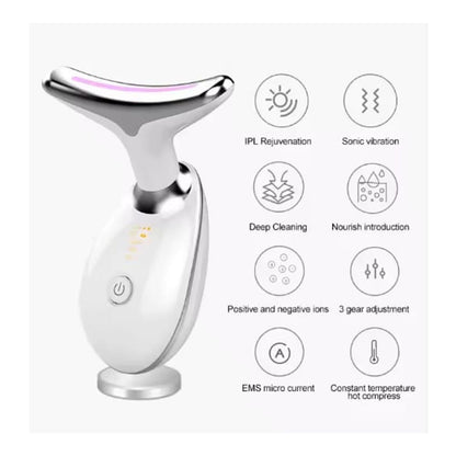 LED Beauty Massager for Face and Neck, Tightening and Smooth