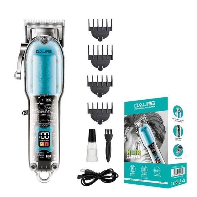 Daling DL-1539 New Full Transparent Hair Trimmers Barber
