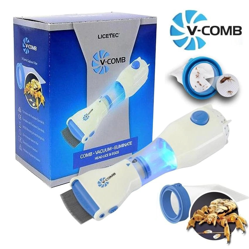 V Comb Electric Lice Removal Machine
