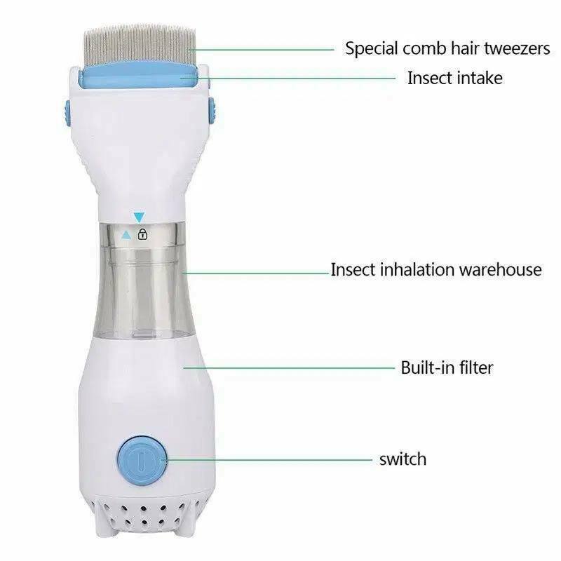 V Comb Electric Lice Removal Machine