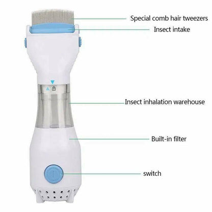 V Comb Electric Lice Removal Machine