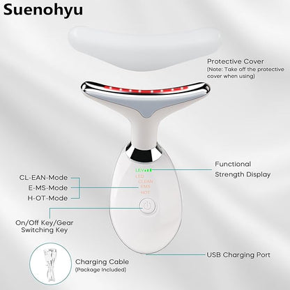 LED Beauty Massager for Face and Neck, Tightening and Smooth