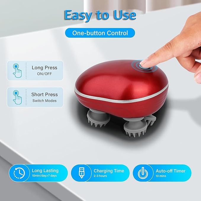 Scalp Massager for Hair Growth & Stress Relief Men & Women