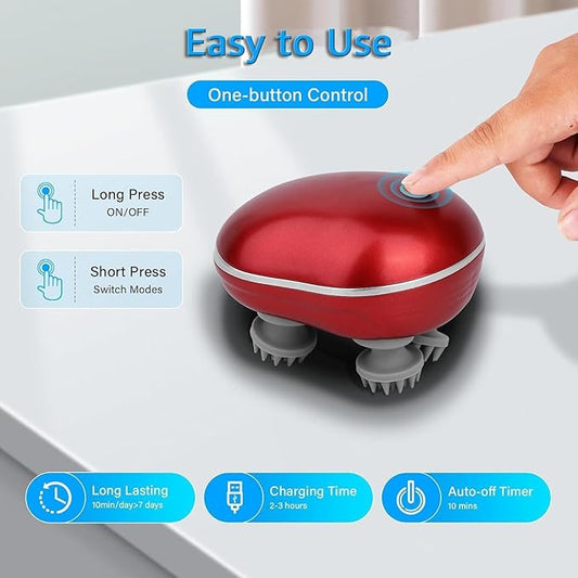 Scalp Massager for Hair Growth & Stress Relief Men & Women