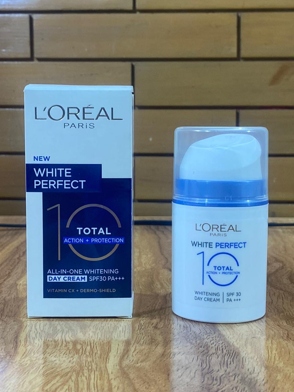 White Perfect Total 10 Whitening Day Cream | 100% Original Indonesia