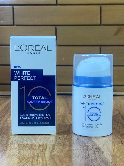 White Perfect Total 10 Whitening Day Cream | 100% Original Indonesia