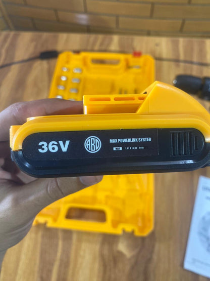 AMAZON LOT 36V ABD DRILL MACHINE AND SCREW DRIVER