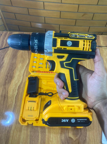 AMAZON LOT 36V ABD DRILL MACHINE AND SCREW DRIVER