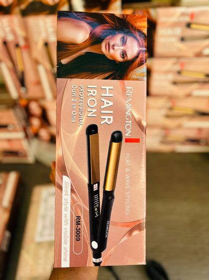 Remington Sleek & Curl 2-in-1 Hair Straightener and Curler.