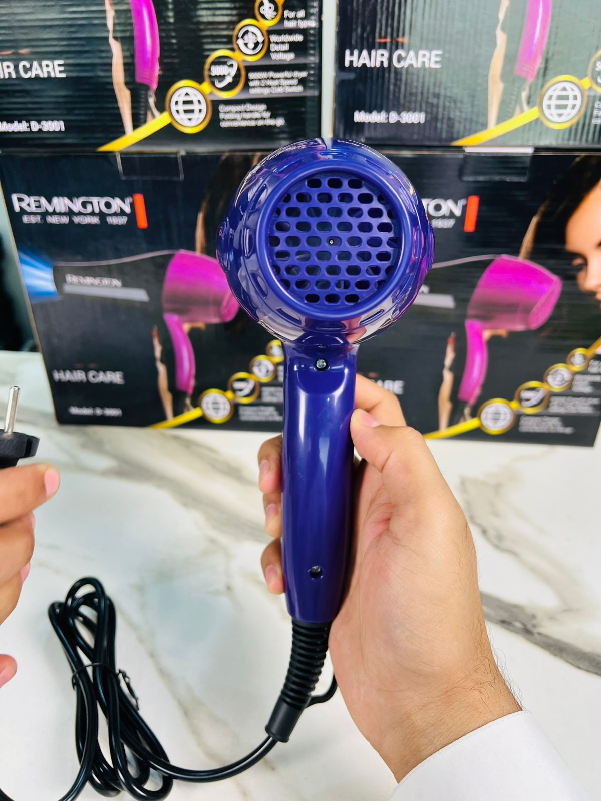 Remington D-3001 Professional 5000W Hair Dryer – Powerful & Reliable