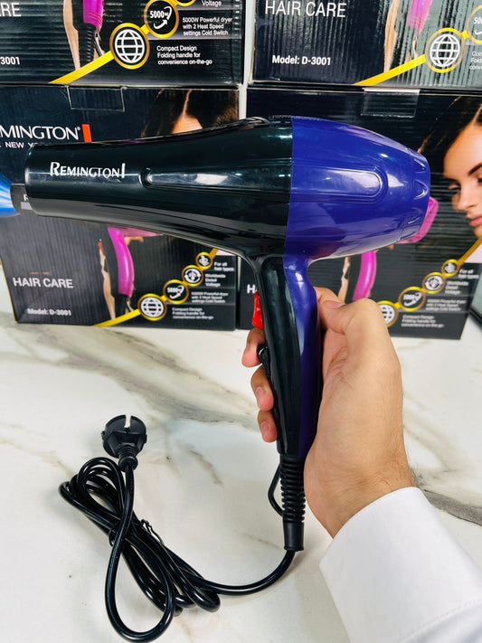 Remington D-3001 Professional 5000W Hair Dryer – Powerful & Reliable