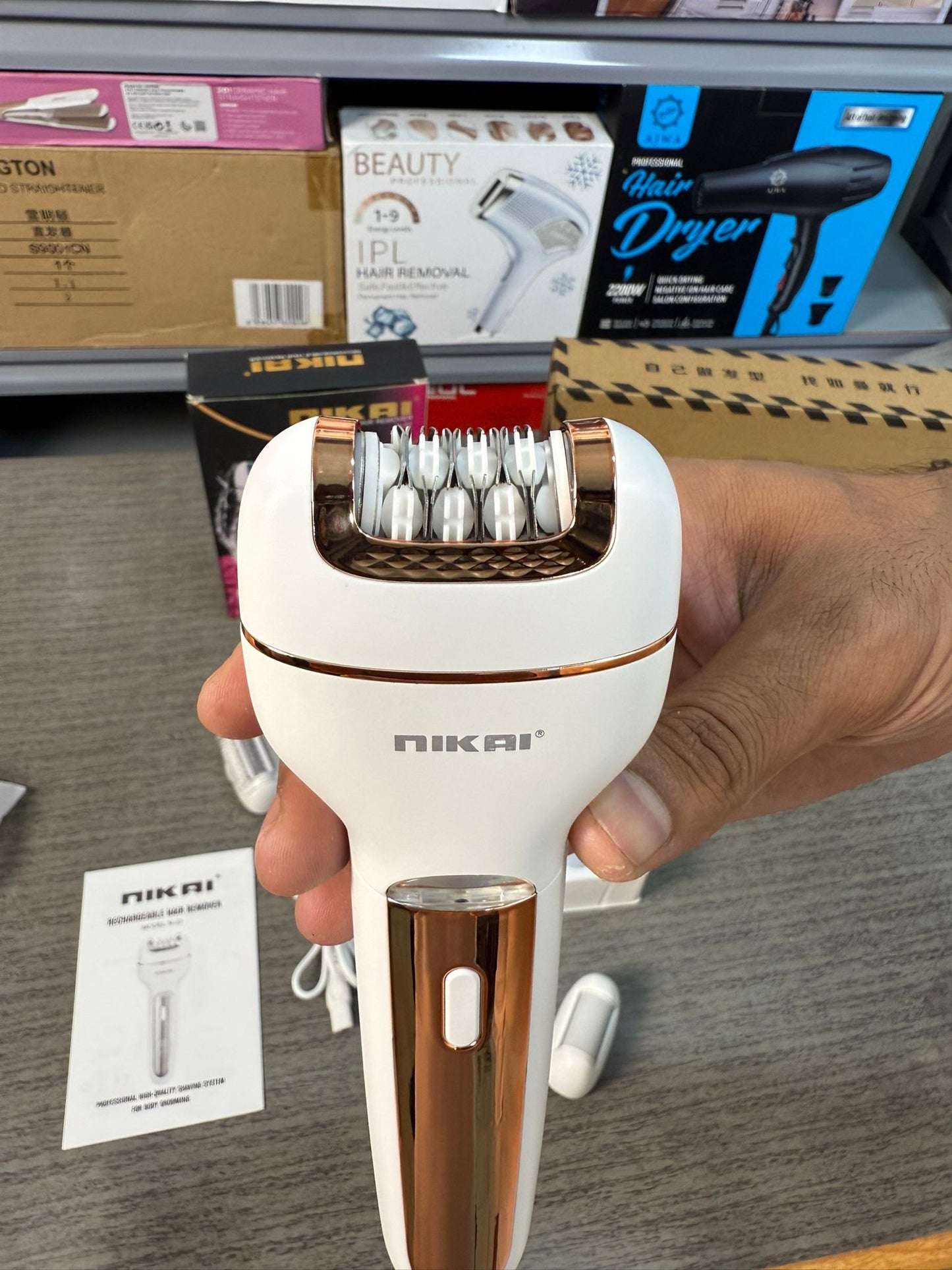 Nikai 3-in-1 Hair Remover & Lady Shaver Epilater