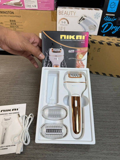 Nikai 3-in-1 Hair Remover & Lady Shaver Epilater