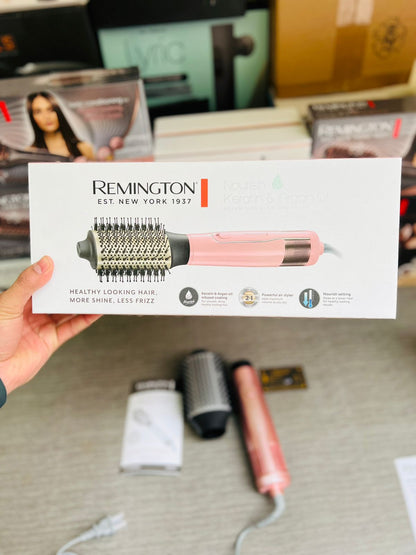 Remington 2 in 1  Nourish Keratin & Argan Oil Volumising Blow Dry Brush