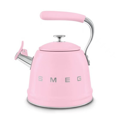 SMEG Vintage Electric Kettle Stainless Steel 3L Large Capacity with Whistle