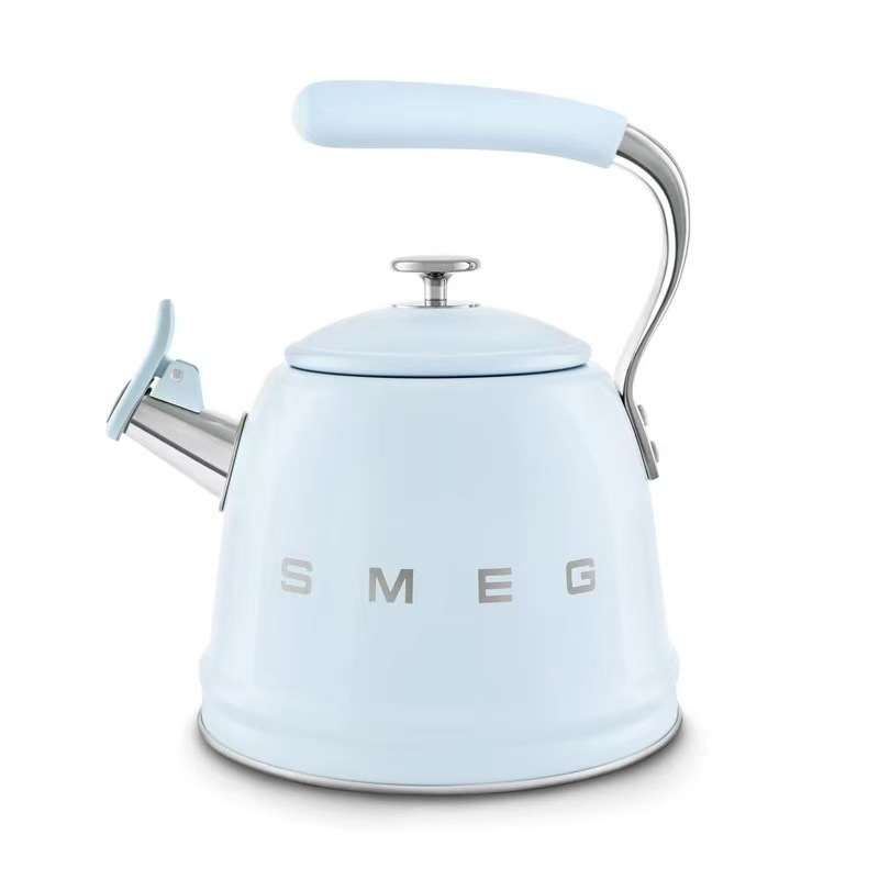 SMEG Vintage Electric Kettle Stainless Steel 3L Large Capacity with Whistle