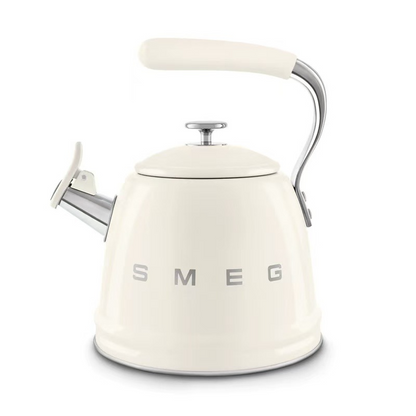 SMEG Vintage Electric Kettle Stainless Steel 3L Large Capacity with Whistle