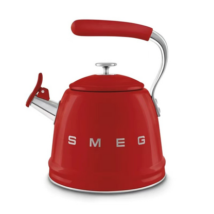 SMEG Vintage Electric Kettle Stainless Steel 3L Large Capacity with Whistle
