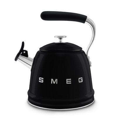 SMEG Vintage Electric Kettle Stainless Steel 3L Large Capacity with Whistle