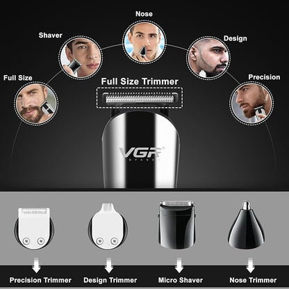 VGR  Professional 11-in-1 Grooming Kit Waterproof